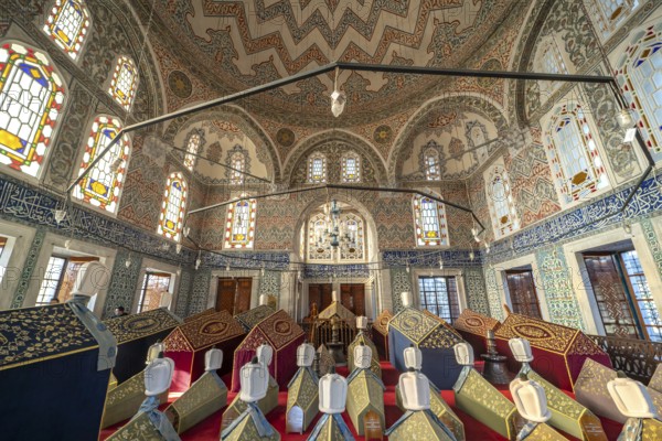 The Sultan Ahmet Mausoleum in Istanbul, Turkey