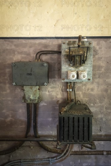 Power supply, former paper mill and groundwood pulp board mill, UNESCO World Heritage Site Verla Factory Village, Maailmanperintökohde Verlan puuhiomo ja pahvitehdas, Verla Rapids, Kymenlaakso, near Kouvola, Finland