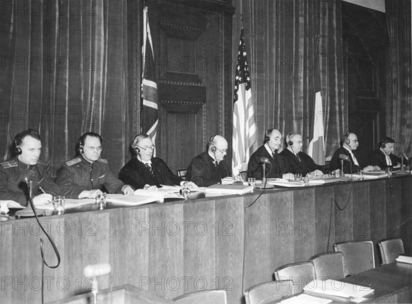 Nuremberg trials, main war criminals, the chief prosecutors Nuremberg 1946