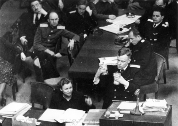 Nuremberg Trials, Prosecutor with evidence, Nuremberg 1946