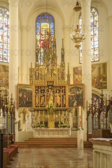 Hochaltar Stadtpfarrkirche St.Jakob, Straubing, Bayern, Deutschland