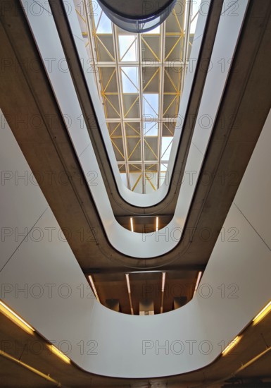 Philologische Bibliothek der Freien Universität Berlin, auch Berlin Brain genannt weil das Gebäude wie ein menschlicher Schädel geformt ist, Deutschland