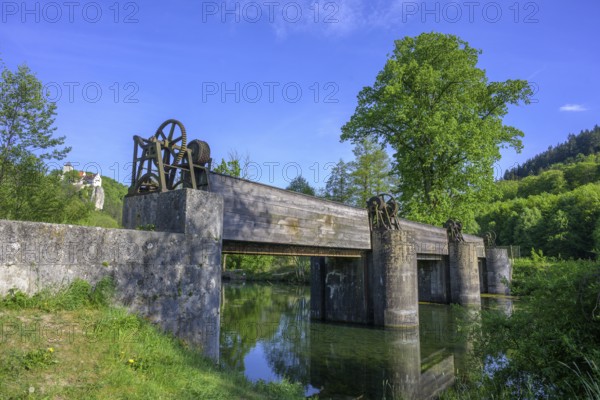 Schleuse Ludwig Donau Main Kanal, Prunn, Riedenburg, Bayern, Deutschland