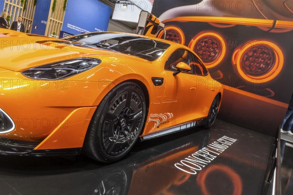 Exhibition stand from Mercedes. Concept AMG GT XX. IAA MOBILITY in Munich. The motor show presents itself as a holistic mobility trade fair. Cars continue to take centre stage, however, and Chinese manufacturers are gaining ground. Munich, Bavaria, Germany