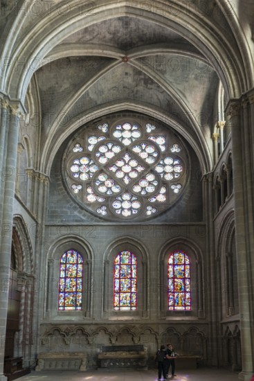 Interior view, Notre-Dame Cathedral, Lausanne, Switzerland