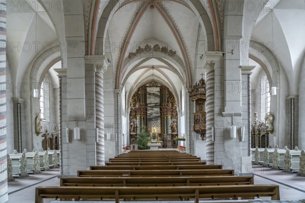 Interior of the Church of St James the Elder or Jakobikirche in Goslar, Lower Saxony, Germany