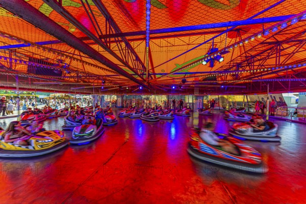 Bumper cars, Festwiese, Theresienwiese, Oktoberfest, Munich, Upper Bavaria, Bavaria, Germany