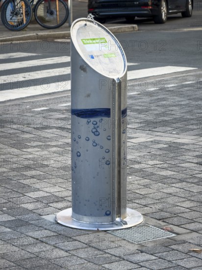 A drinking water fountain in Düsseldorf, Germany