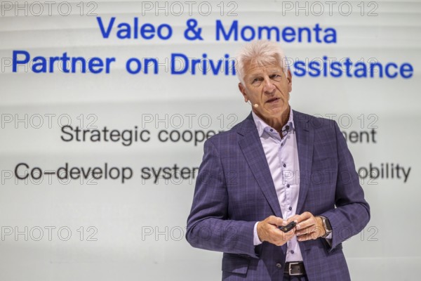 Gerhard Steiger, Chariman Momenta Europe. Momenta Global Ltd. is a Chinese developer of software for self-driving vehicles using artificial intelligence. IAA MOBILITY in Munich. The motor show presents itself as a holistic mobility trade fair. Cars continue to take centre stage, however, with Chinese manufacturers gaining ground. Munich, Bavaria, Germany