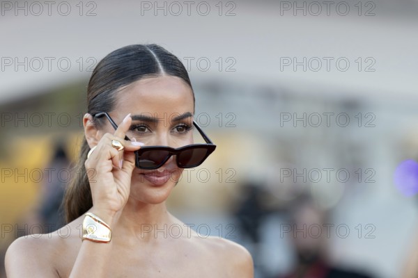 Venice, Italy - 2 September 2025: Tamara Kalinic during the red carpet of - A house of Dynamite - during the 82nd Venice International Film Festival