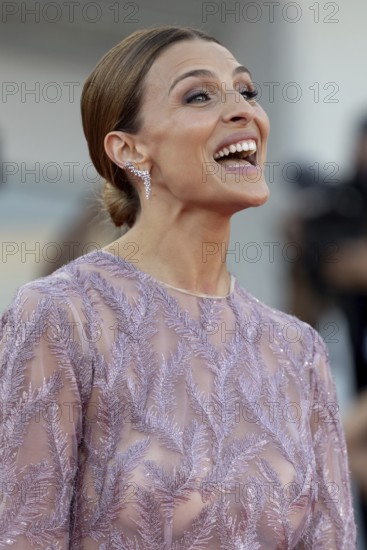 Venice, Italy - 2 September 2025: Cristina Chiabotto during the red carpet of - A house of Dynamite - during the 82nd Venice International Film Festival