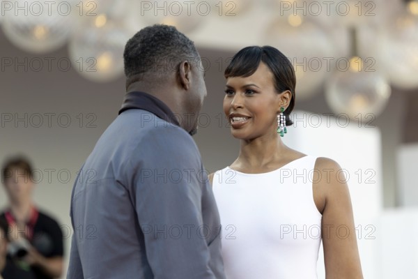 Venice, Italy - 2 September 2025: Idris Elba and Sabrina Dhowre Elba during the red carpet of - A house of Dynamite - during the 82nd Venice International Film Festival