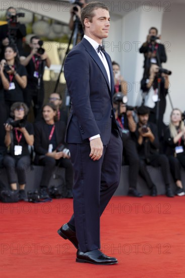 Venice, Italy - 2 September 2025: Gabriel Basso during the red carpet of - A house of Dynamite - during the 82nd Venice International Film Festival