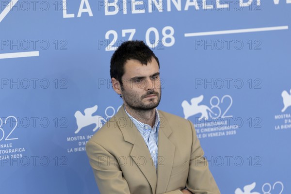 Venice, Italy - 3 September 2025: Duke Nicholson during the Photo Call of - In the Hand of Dante - during the 82nd Venice International Film Festival