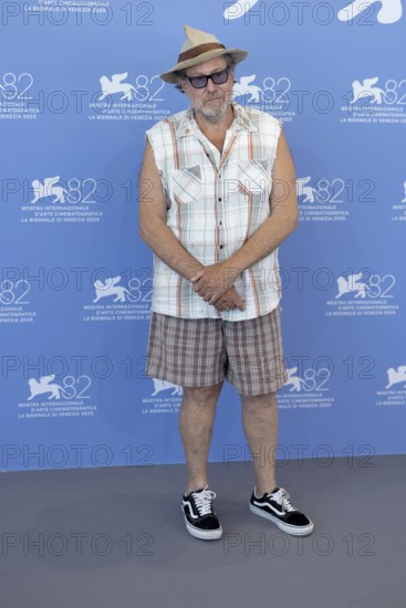Venice, Italy - 3 September 2025: Julian Schnabel during the Photo Call of - In the Hand of Dante - during the 82nd Venice International Film Festival