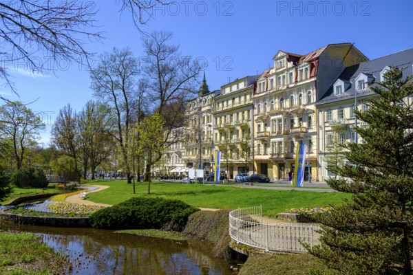 Grand Hotels at the Spa Park, Mariánské Lázne, Mariánské Lázne, Czech Republic, Czech Republic
