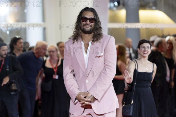 Venice, Italy - 3 September 2025: Jason Momoa during the red carpet of - Cartier Glory To The Filmmaker Award 2025 and In the Hand of Dante - during the 82nd Venice International Film Festival