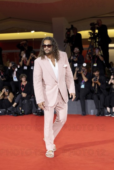 Venice, Italy - 3 September 2025: Jason Momoa during the red carpet of - Cartier Glory To The Filmmaker Award 2025 and In the Hand of Dante - during the 82nd Venice International Film Festival