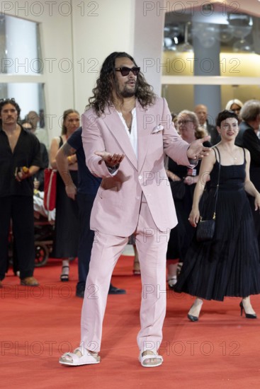 Venice, Italy - 3 September 2025: Jason Momoa during the red carpet of - Cartier Glory To The Filmmaker Award 2025 and In the Hand of Dante - during the 82nd Venice International Film Festival