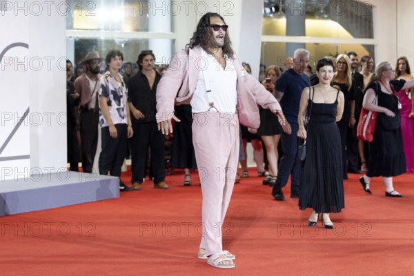 Venice, Italy - 3 September 2025: Jason Momoa during the red carpet of - Cartier Glory To The Filmmaker Award 2025 and In the Hand of Dante - during the 82nd Venice International Film Festival