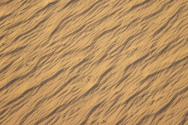 Patterns in the sand of the Namib Desert. Namibia