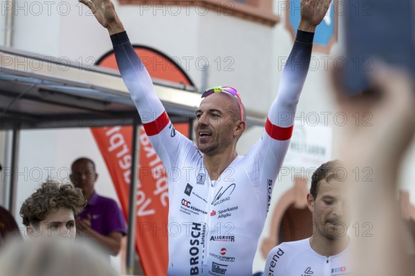 42nd Kerwe Cycle Race in Mutterstadt, Palatinate, Grand Prix Zeller Recycling***Picture: Andreas Mayr (RSC Kempten) wins the race