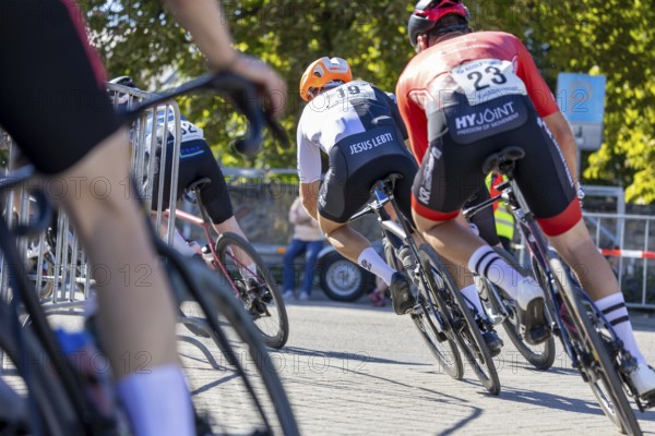 42nd Kerwe cycle race in Mutterstadt, Palatinate. Prize of the municipality & Sparkasse Vorderpfalz