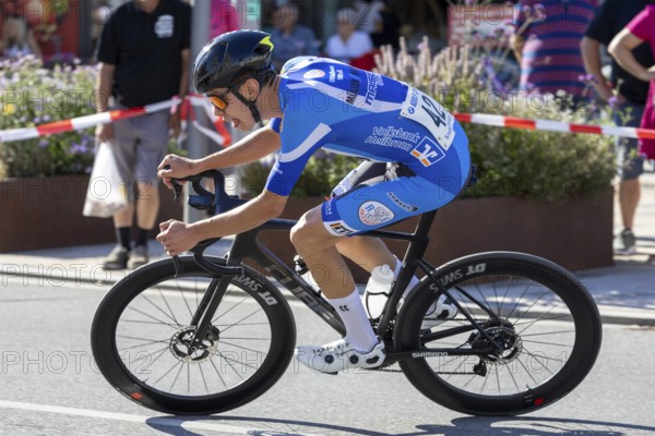 42nd Kerwe cycle race in Mutterstadt, Palatinate. Prize of the municipality & Sparkasse Vorderpfalz***Picture: Winner Fabio Neuffer (RG Heilbronn)