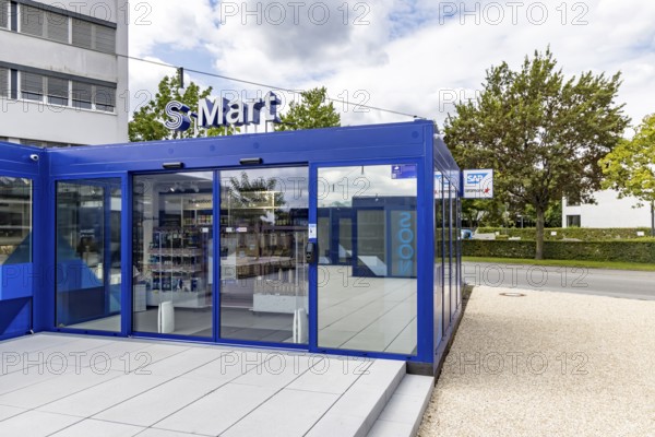 Workplace Experience. SAP and Aramark launch smart store concept. With the new S.Mart store, the two companies are presenting a joint innovation project that radically rethinks food shopping. The modular store is open around the clock for SAP employees. Walldorf, Baden-Württemberg, Germany