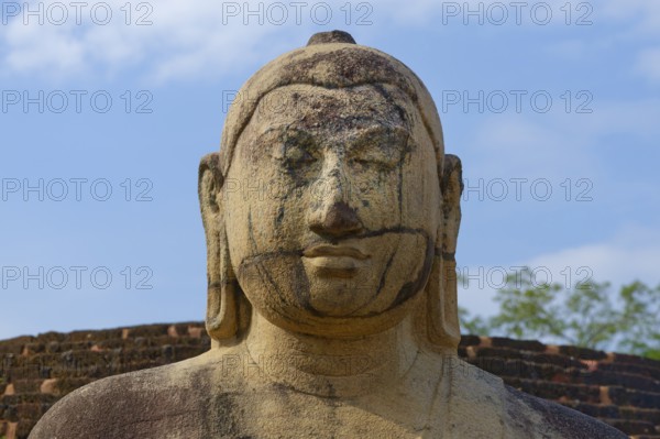 Vatadage circular temple, Polonnaruwa ruins of the garden-city created by Parakramabahu the Great in the 12th century, Polonnaruwa, Sri Lanka