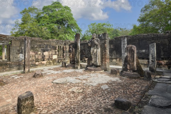 Buddha tooth relic temple, Polonnaruwa ruins of the garden-city created by Parakramabahu the Great in the 12th century, Polonnaruwa, Sri Lanka