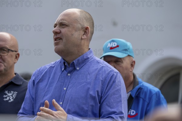 Ludwigshafen: Rally by Joachim Paul (AfD) in Ludwigshafen-Oggersheim***Picture: Joachim Paul