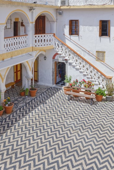 Panormitis monastery, Panormitis, Symi Island, Dodecanese Islands, Greece