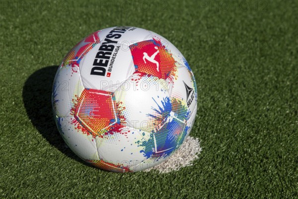 Close-up of the 2025/26 Bundesliga match ball (symbolic image)