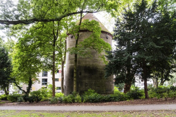 Bunker in a park in Wuppertal, Germany