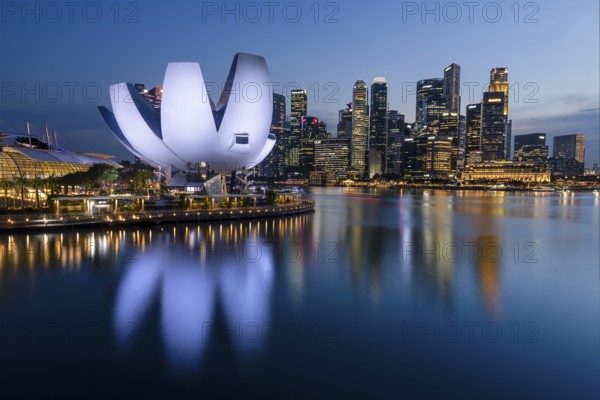 ArtScience Museum, Skyline, Central Singapore District, Singapore