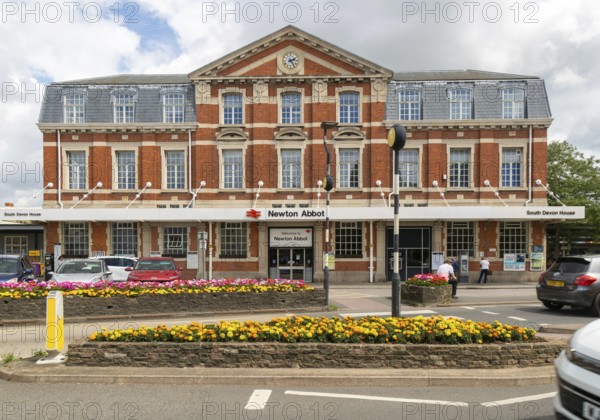 Railway train station building, South Devon House, Newton Abbot, Devon, England, UK 1927 by Percy Emerson Culverhouse