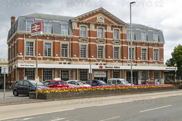 Railway train station building, South Devon House, Newton Abbot, Devon, England, UK 1927 by Percy Emerson Culverhouse
