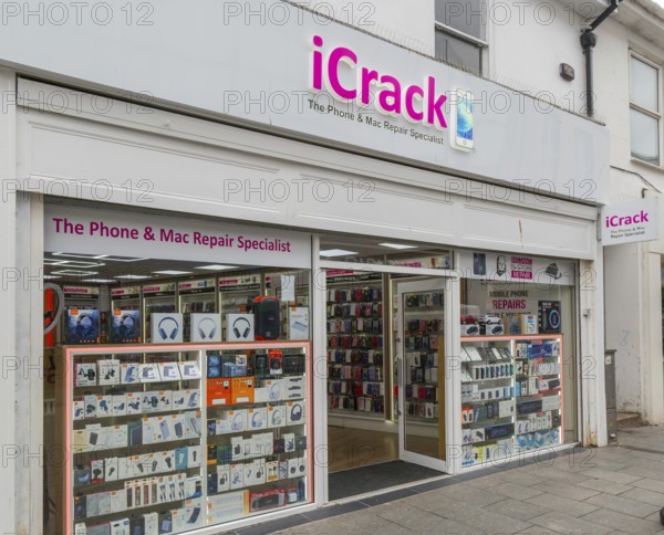 ICrack phone and Mac repair specialist shop store, Union Street, Torquay, Devon, England, UK