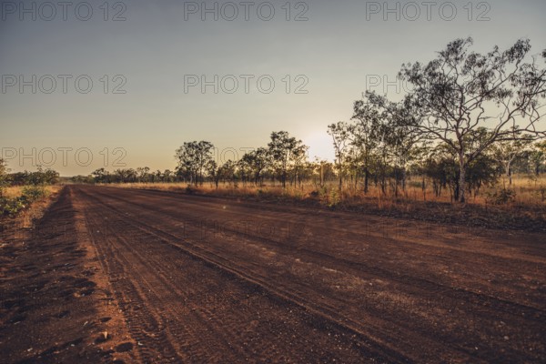 Outback Australia evening mood, Gibb River Road, North West Australia, The Kimberley Region, Australia