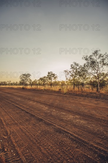 Outback Australia evening mood, Gibb River Road, North West Australia, The Kimberley Region, Australia