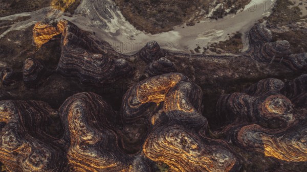 Bungle Bungles in Australia in the outback, aerial view, rocks, Australia
