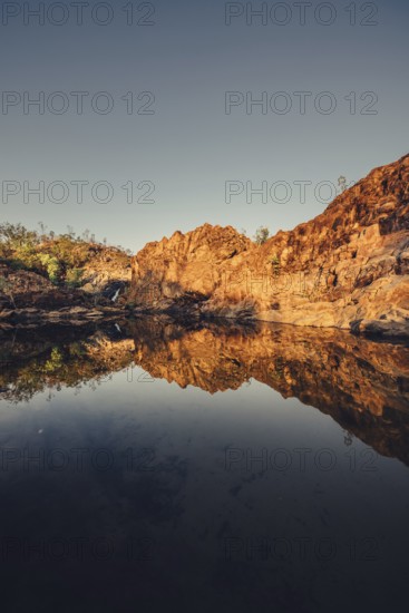 Sunrise Edith Falls in northern Australia, Australia