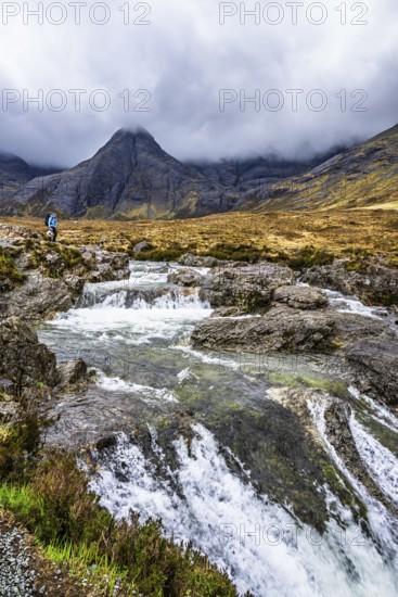 Fairy Pools and Waterfalls, Glen Brittle, Black Cuillin, Isle of Skye, Scotland, UK