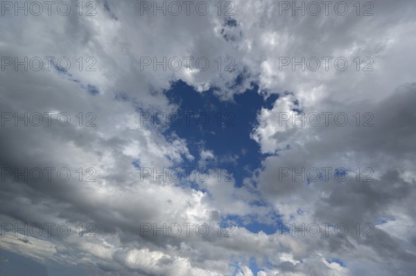 Regemwolken (Nimbostratus), Bavaria, Germany