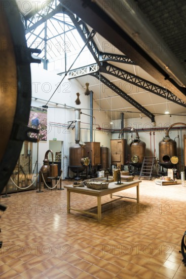 Interior view, Perfumery Molinard, Perfume manufacturer, Grasse, Alpes Maritimes, Provence Alpes Cote d'Azur, French Riviera, South of France, France