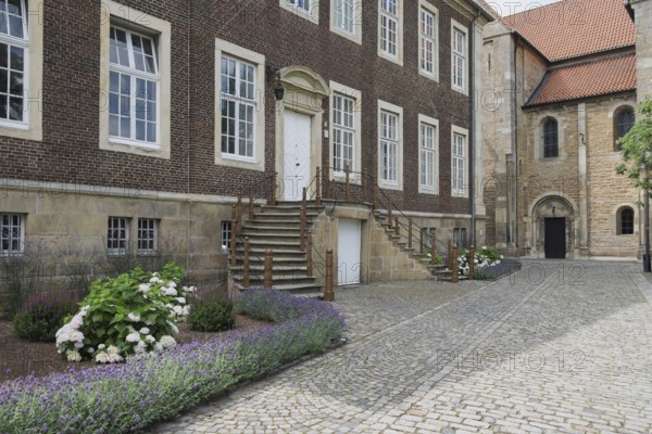 Langenhorst Abbey, former abbess house of the Augustinian convent and later secular convent for ladies, Ochtrup, Münsterland, North Rhine-Westphalia, Germany