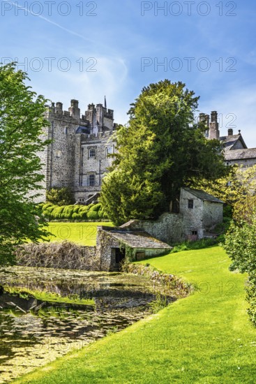 Sizergh Castle and gardens, Helsington, Cumbria, England, United Kingdom