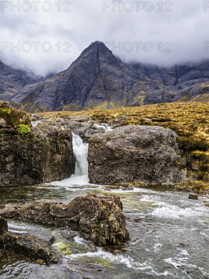 Fairy Pools and Waterfalls, Glen Brittle, Black Cuillin, Isle of Skye, Scotland, UK