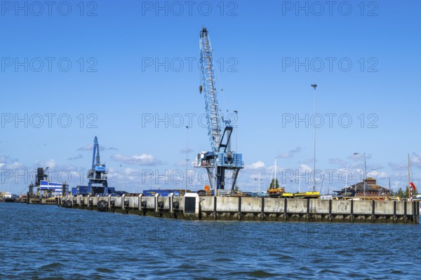 Port Docks in Poole, Dorset, England, United Kingdom